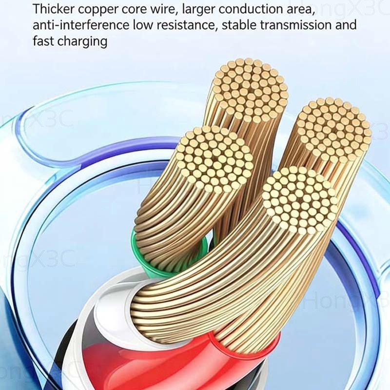 Coil Spring Telescopic Car Charger Cable 66W Flash รูปที่ 5