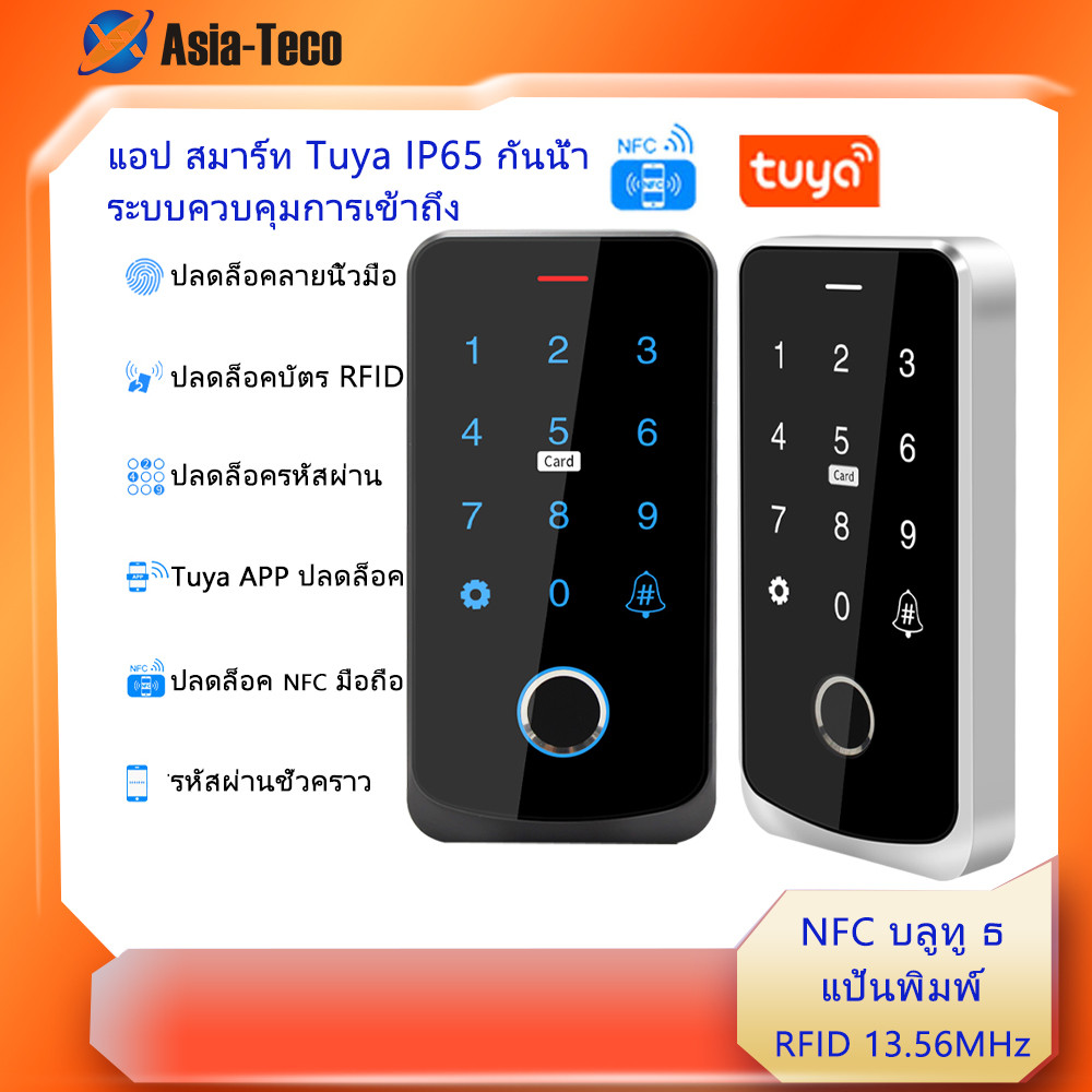 ชุดระบบควบคุมการเข้าออกลายนิ้วมือ Sboard 4G/5G WiFi Tuya – เครื่องอ่านลายนิ้วมือพร้อมเอาต์พุต Wiegand 26-44 และรองรับการ์ด NFC 13.56MHz