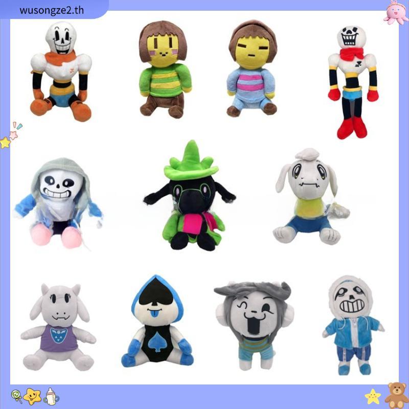 Undertale ตุ๊กตานุ่ม รูปการ์ตูน Sans Papyrus Asriel Toriel Temmie ของเล่นสําหรับเด็ก
