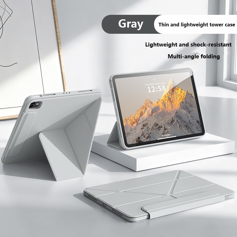 Soft TPU สําหรับ Lenovo Tab Idea 11 2025 Xiaoxin Pad 11 Pro GT 11.1 Idea 11 TB336ZU TB336FU Tab M11 B11 K11 Yogo Tab 11.1 Y-Bracket Stand ฝาครอบแท็บเล็ต
