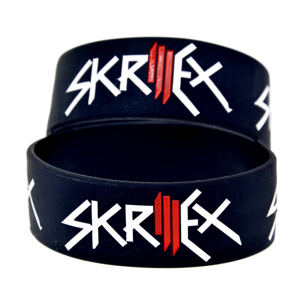 สร้อยข้อมือซิลิโคนสติช เร็กซ์ สตาร์ จากยุโรปและอเมริกา ออกแบบโดย Skrillex เหมาะสำหรับกีฬา