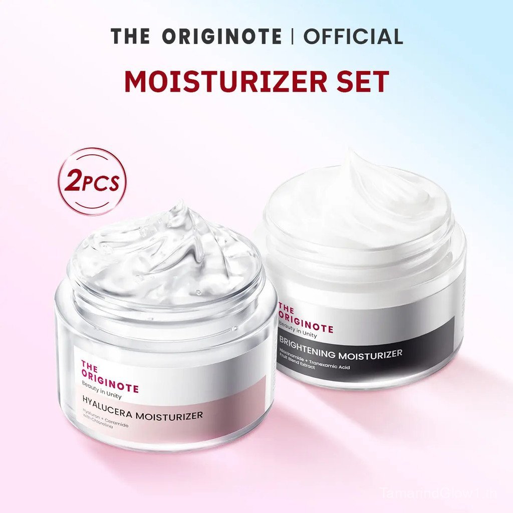 [เซตคู่สกินแคร์] The Originote Brightening Moisurizer + Hyalucera moisturizer มอยส์เจอร์ไรเซอร์บำรุง