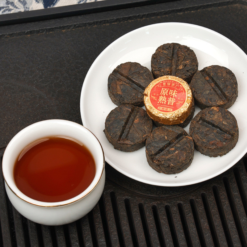2026 ชายูนนานสไตล์ใหม่เค้กชาจํานวนมากถ่ายทอดสดพร้อมสินค้า Chenpi Gongju Puer Xiaotuo ชาข้าวเหนียวหอม