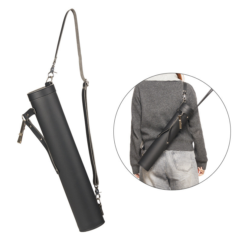 New leather traditional arrow quiver, backpack-style arrow bag, outdoor archery universal single-sho