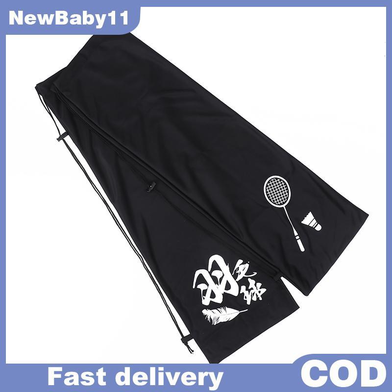 NY Badminton Raet Cover Bag Soft Storage Bag Drawstring Poet Portable Badminton Raet Cover Protectio