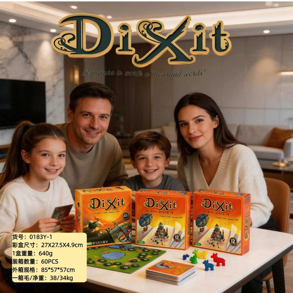 ภาษาอังกฤษ Dixit stella universe เท่านั้น Words Party Strategy การ์ดเกมเกมกระดาน 4.16