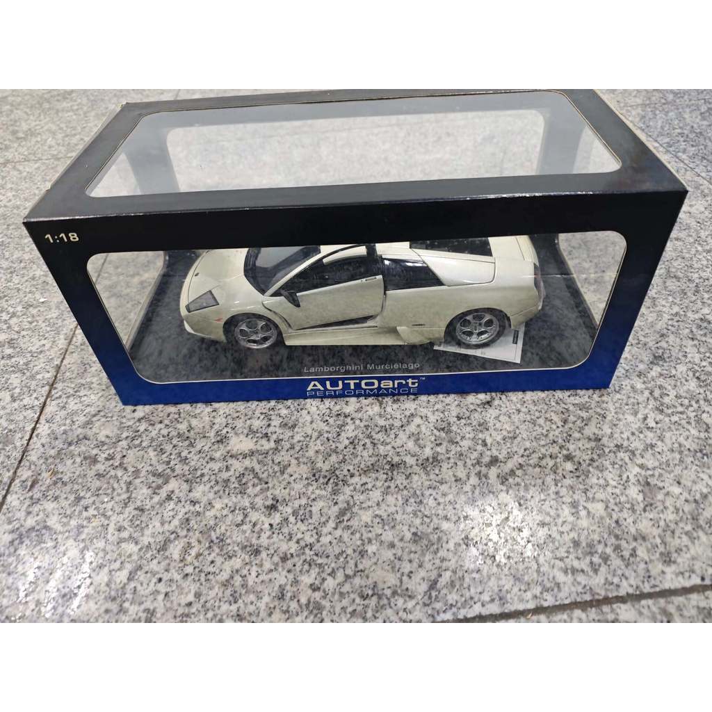 [พร้อมสต็อก1] 1/18 Ottoya AA AUTOart AUTOart Lamborghini Murcié lago รถรุ่นสีขาว, วัสดุโลหะผสม, พร้อ