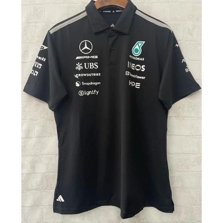 เสื้อโปโลสีขาว Mercedes AMG Petronas F1 แบบ 1:1