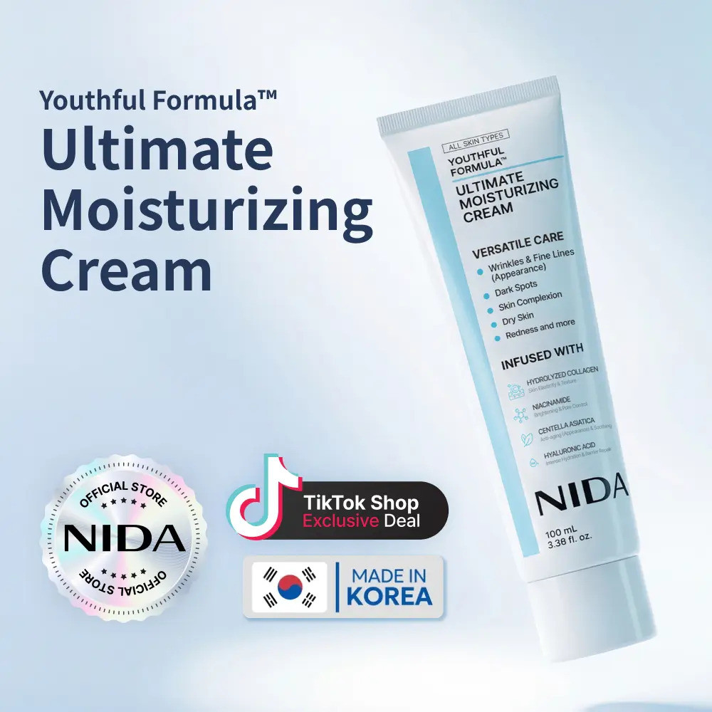 XBKO NIDA Youthful Formula Ultimate Moisturizing Cream (100mL) / คอลลาเจน, ไนอาซินาไมด์, Centella As