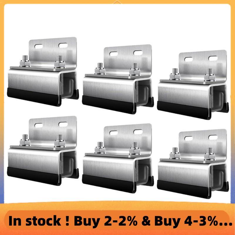 Roof Rack Mount Kits (6 ชิ้น), สําหรับรองรับแผงพลังงานแสงอาทิตย์ Van Roof Rack Brackets Van Roofs Ra
