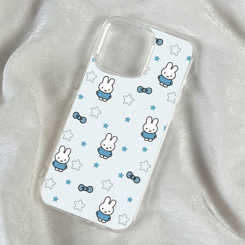 Snap&Co กระต่ายน่ารัก สําหรับ iPhone เรียบง่าย17 16 15 11 15 PRO max XR 12 13pro 7P 14 pro max 16pro ป้องกันฝุ่น ราคา ถูกที่สุด ดีลบีเคเค แกลเลอรีภาพที่ 7