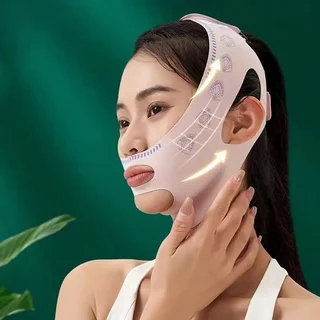 TinyBaan ที่รัดหน้าเรียว สายรัดหน้าเรียว สายรัดหน้ากาก V Line ใซ้ำช้ได้ ที่รัดคางเรียว ผ้าดึงหน้ายกกระชับ ลดริ้วลอย