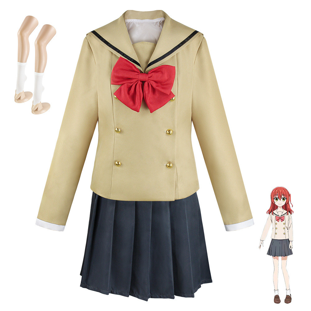 Lonely Rocker Kita Ikuyo Cosplay Costume, Goto Ichiro Cosplay Performance Outfit, Kita Ikuyo Cosplay
