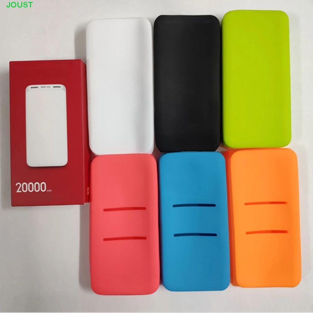 JOUST เคสซิลิโคนสําหรับ 20000 mAh 10000 mAh Anti-slip สําหรับ Powerbank อุปกรณ์เสริม USB PB100LZM Powerbank ฝาครอบ