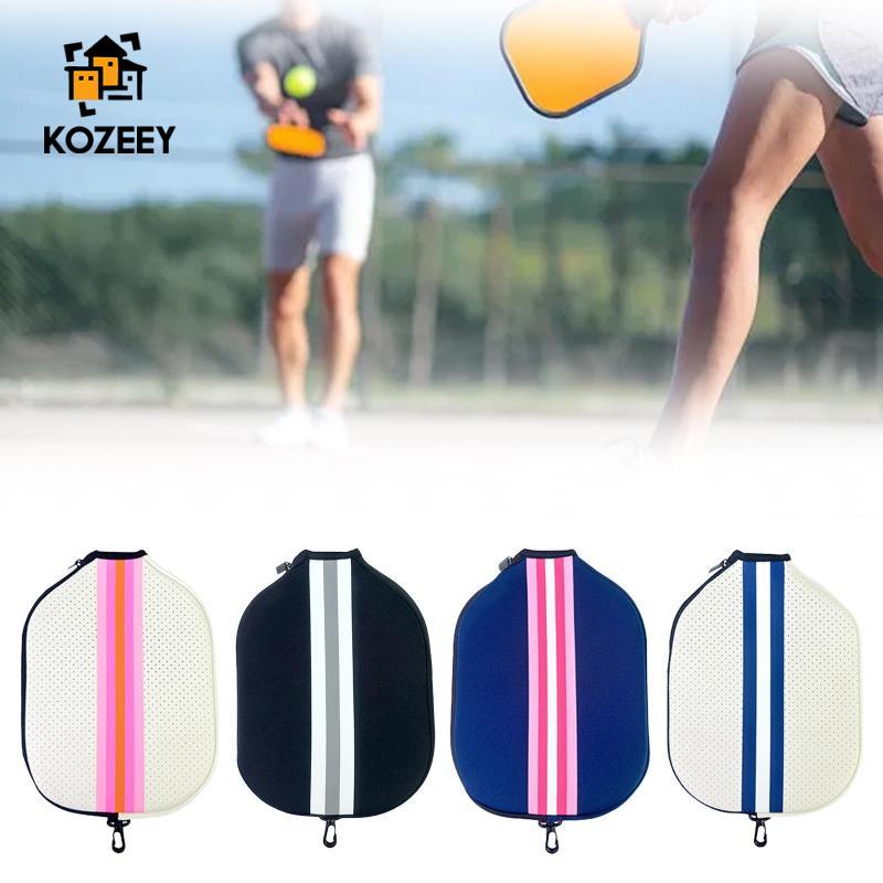 [KOZEEY] ปลอก Neoprene พร้อมตะขอแขวนสำหรับ Pickleball Paddle และ Racket Case ใช้ได้ทั้งผู้ชายและผู้หญิง