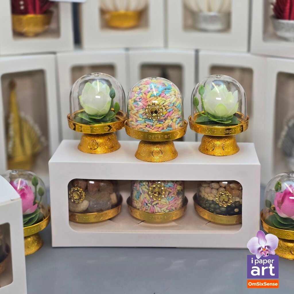 ของขวัญ 9 มงคลมินิ ของขวัญปีใหม่ ชุดเครื่องบูชาจิ๋วสำหรับหิ้งบูชา