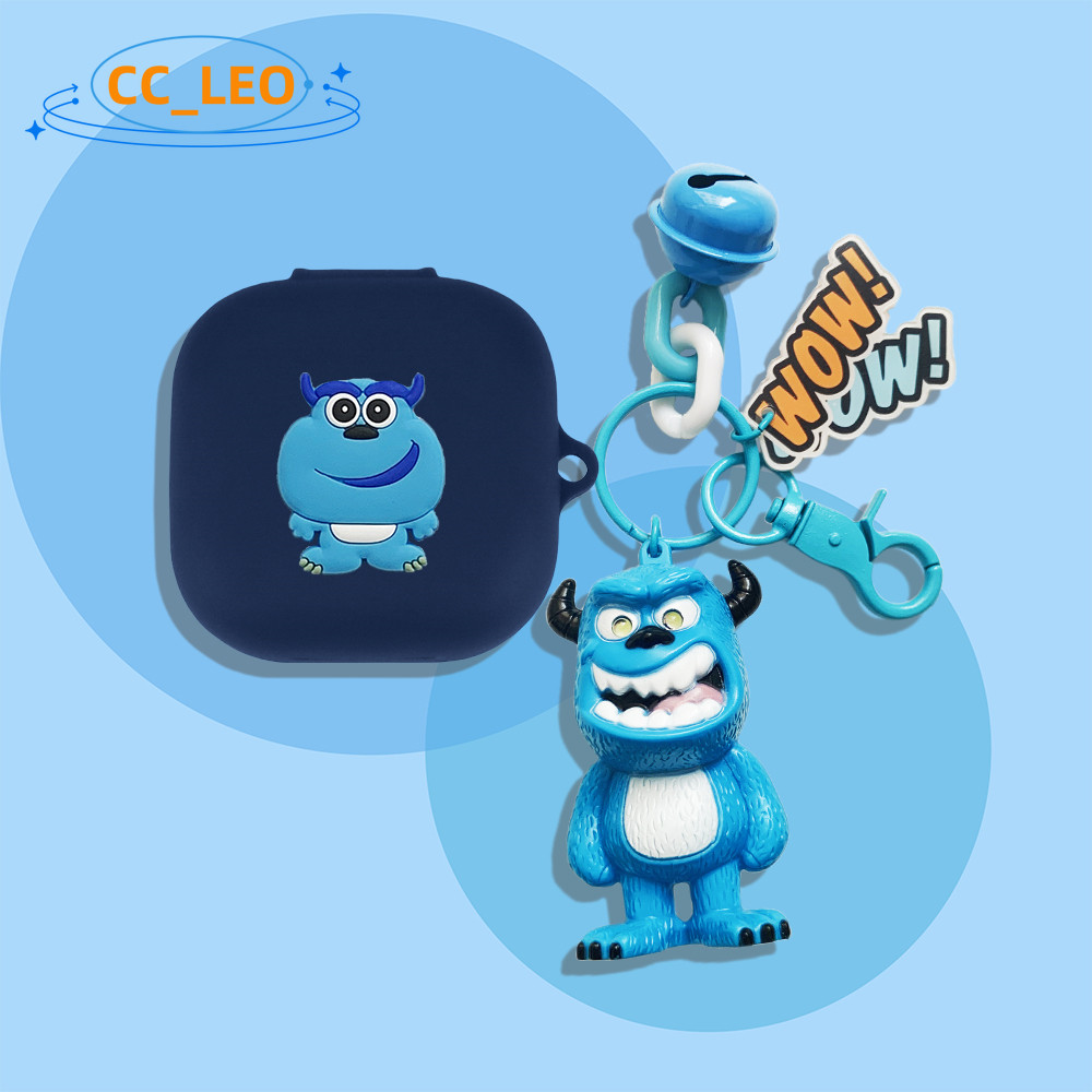 สําหรับ 1MORE คลิปหู S12 กรณีน่ารักการ์ตูนมอนสเตอร์ University พวงกุญแจ Sesame Street จี้เหมาะสําหรั