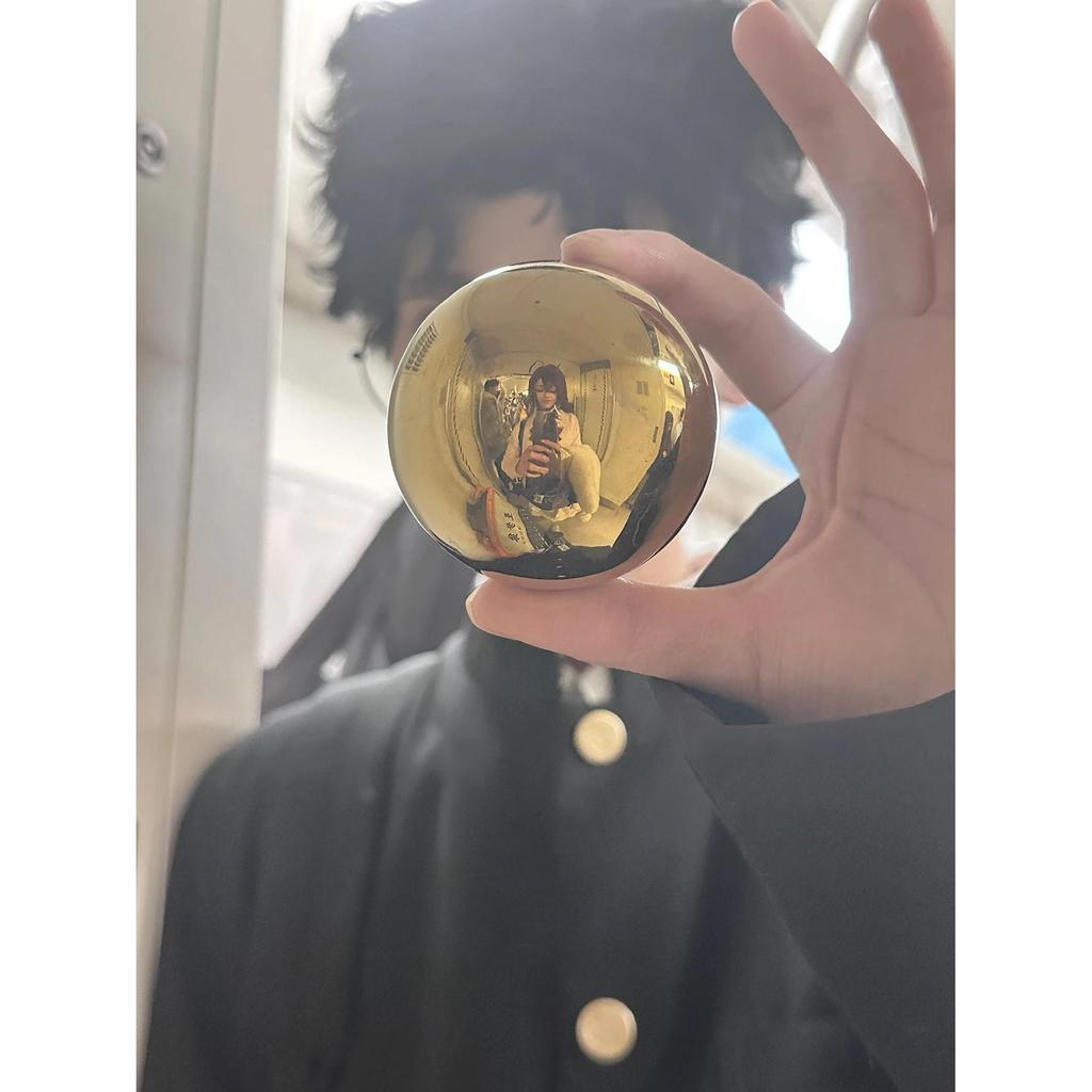 Cowardly cos Urkaren Golden Ball Leftover Egg Old Man สแตนเลส Golden Ball Props