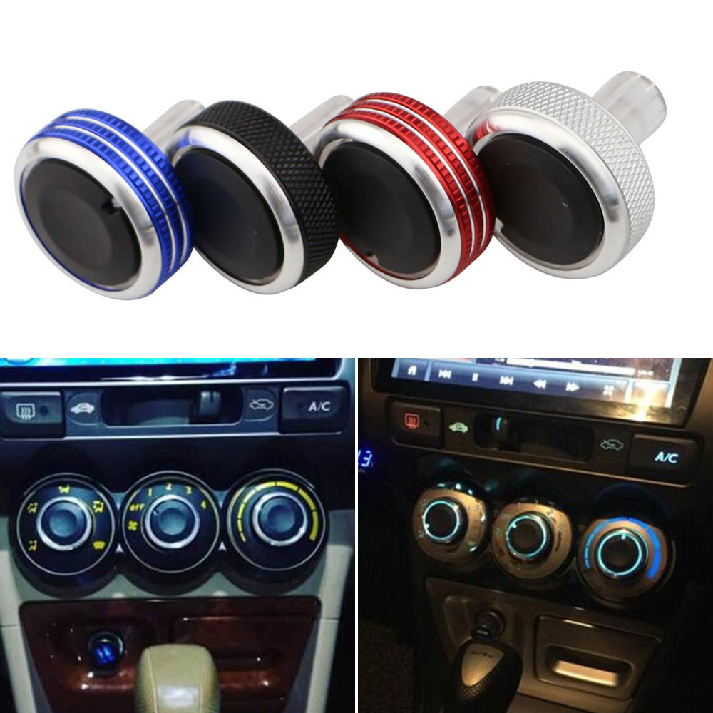 สําหรับ Honda Jazz Fit 2003-2007 Crider City 2003-2007 เครื่องปรับอากาศลูกบิดควบคุมความร้อนปุ่มสวิทช์ AC ลูกบิดอุปกรณ์เสริม
