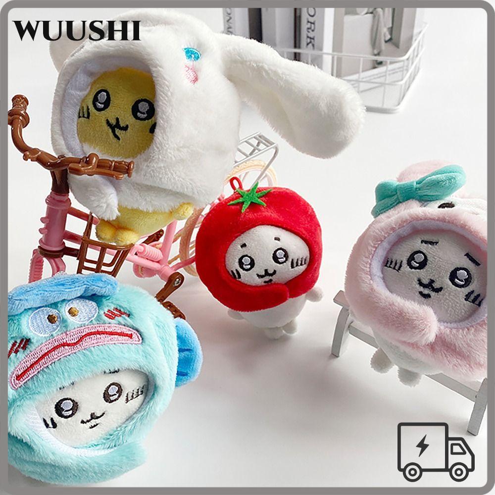 WUSHI Chikawa ตุ๊กตา, Cinnamoroll หมวกกระเป๋าจี้ Hachiware ตุ๊กตาตุ๊กตา, Mini Chikawa Hachiware Usag
