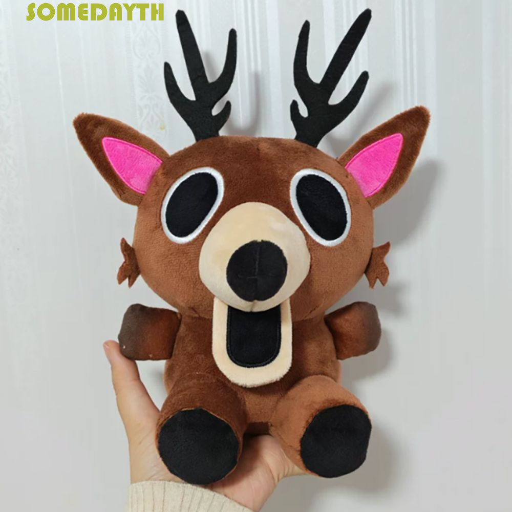 SOMEDAY Deer Plush Doll, Soft Funny Game 99 Nights In The Forest Peripherals Toy, Game Character PP 