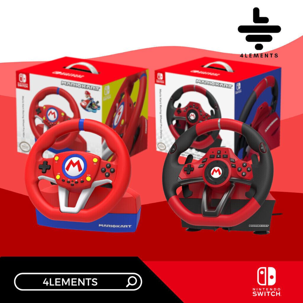 (พร้อมส่ง) HORI MARIO KART RACING WHEEL FOR NINTENDO SWITCH (ACC) (BY IMMERZIV)