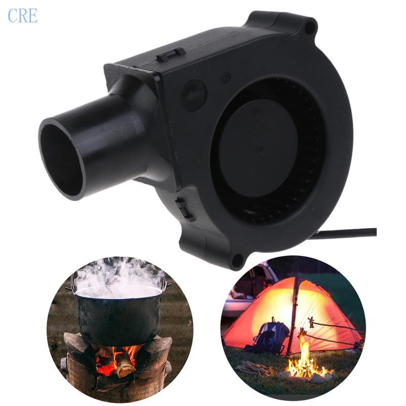 CRE BBQ Air Blower Smelting พัดลมโลหะ 12V 2500R 5 5x2 1 มม.อินพุต 27 มม.Air Tube สําหรับบาร์บีคิวปิค