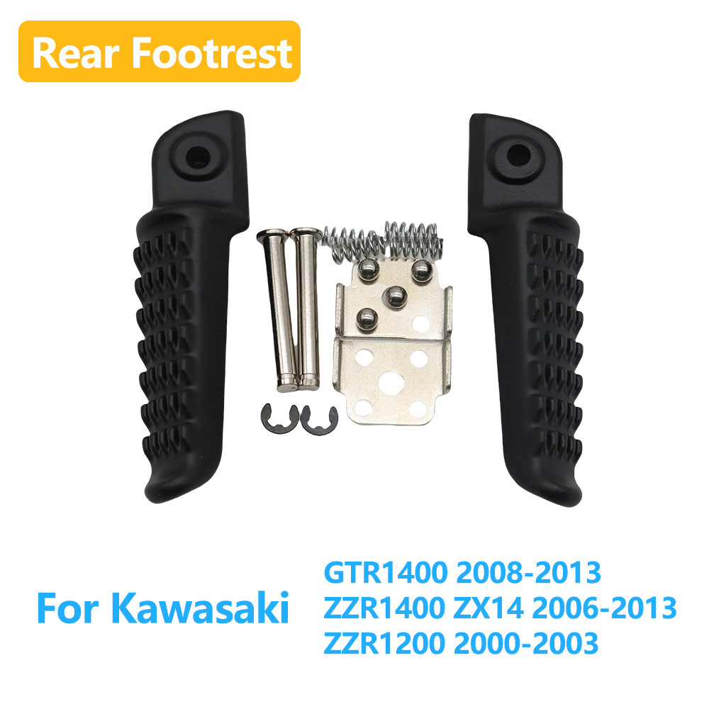 Motorcycle Foot Rest Rear Footrest Foot Pegs Pedal Bracket For Kawasaki GTR1400 ZZR1400 ZX14 ZZR1200