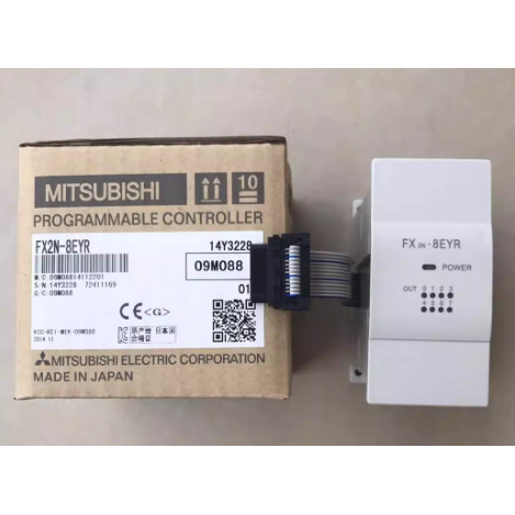 โมดูล Mitsubishi PLC FX2N-8EX FX2N-8EYR FX2N-8EYT FX2N-8ER