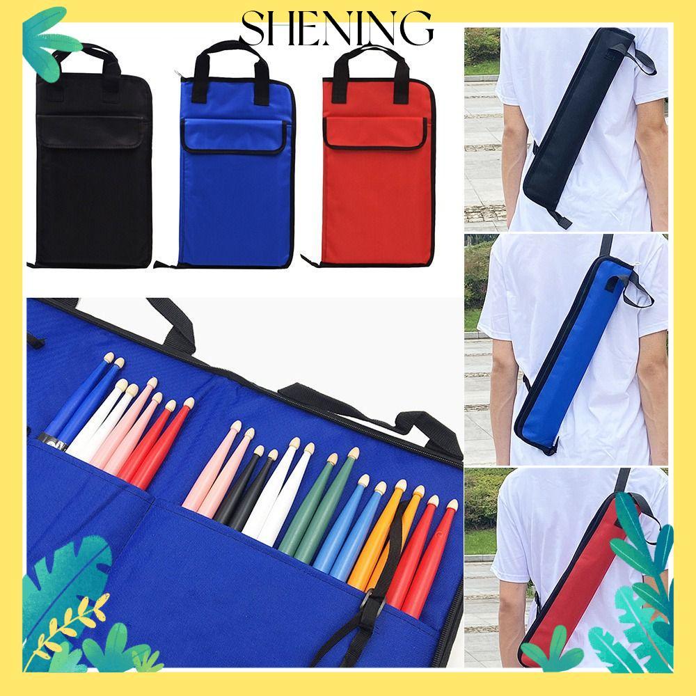 SHENING Drumstick Storage Pouch, Drum Sticks Bag, Simple Thickening Waterproof Large Capacity Drumst