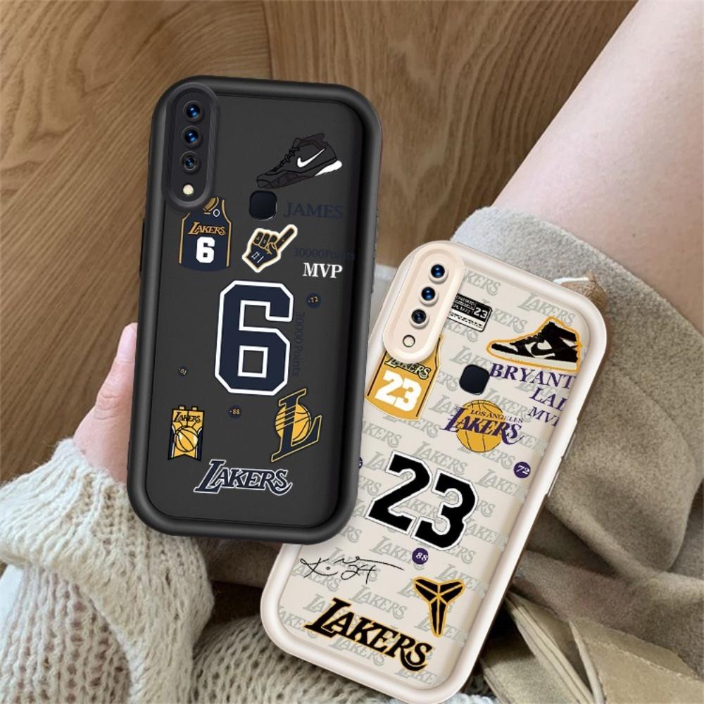 ปลอกคู่โทรศัพท์สําหรับ VIIVO Y17 Y15 Y12 Y12i Y11 2019 น่ารักการ์ตูนซิลิโคน NO.6 NO.23 กันกระแทก TPU