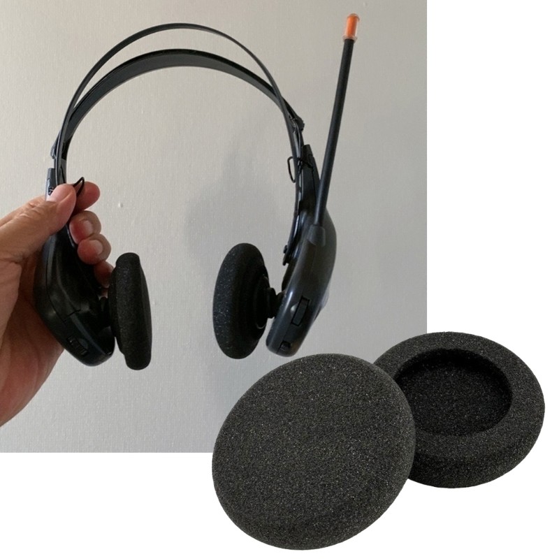 QUIM ฟองน้ําหูฟังแผ่นรองหูฟัง Sweatproof สําหรับ C225 C3225T C3200 อะไหล่ Earmuffs 2 ชิ้น