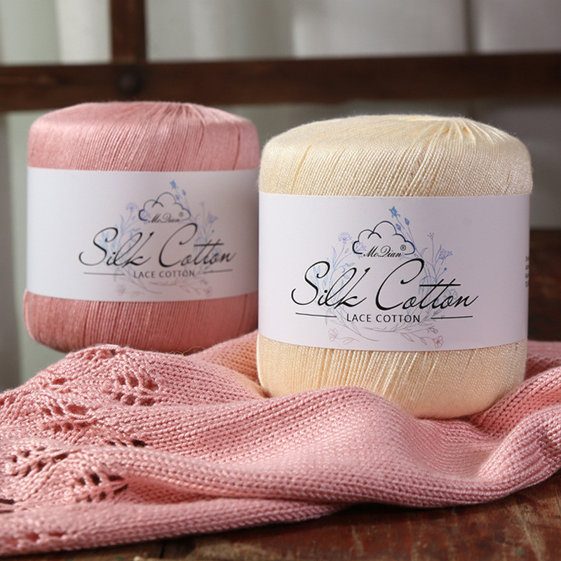 สายดีเบอร์ 6 ลูกไม้ฤดูร้อน Hook รองเท้า Mercerized Fine Wool Ball diy วัสดุ Pack ผ้าคลุมไหล่ Micro Hook Cotton Thread เสื้อกันหนาวแขนสั้น