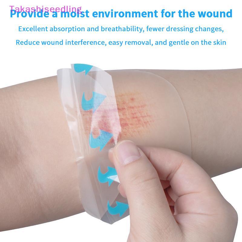 (Takashiseedling) 1/5 ชิ้น Self-Adhesive Patch Hydrocolloid Dressing มองไม่เห็น Breathable Wound Pla