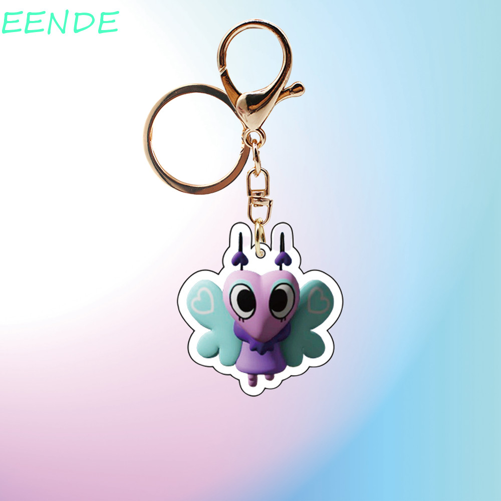 EENDE Game พวงกุญแจโลกของ Dandy, Scraps Pebble Dandys World จี้, Vee อะคริลิคตลก Shelly Goob Cosmo พ