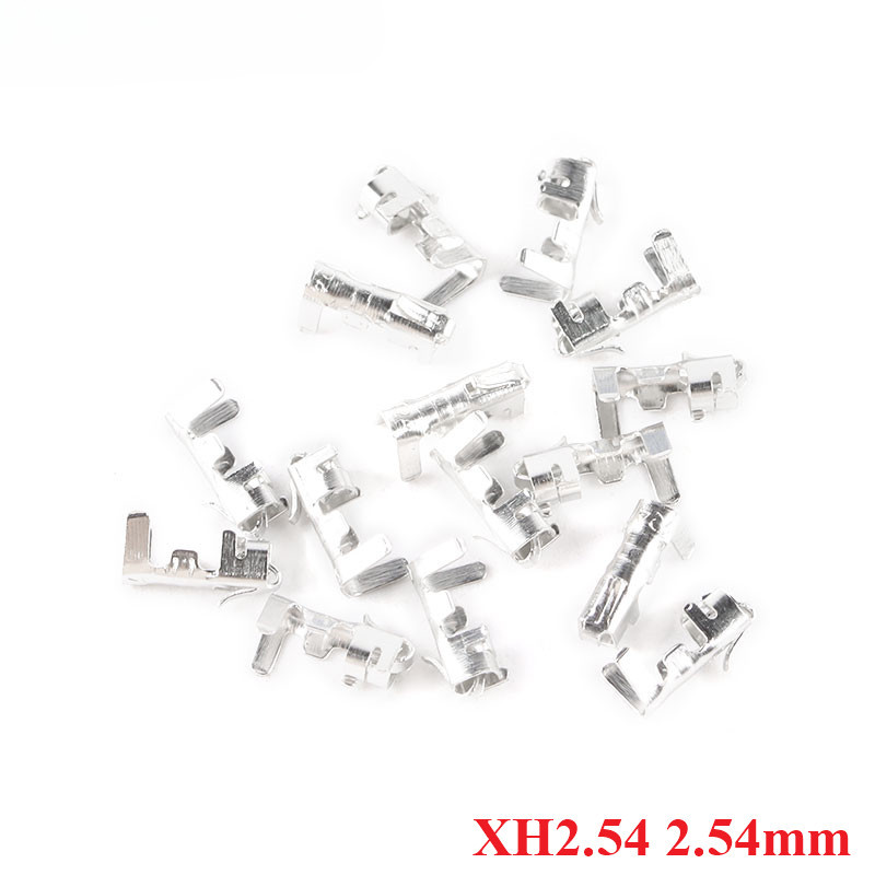 100 ชิ้น/ล็อต 2.54 มม.Dupont Connector Jumper สายไฟ 2.54 หญิง Pin Connector XH-T Terminal Reed Heade