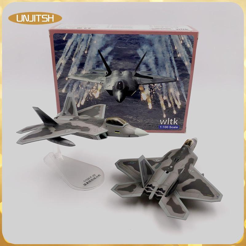 [unjitsh ] 1/100 Scale Airplane Model kit Plane Fighter Model Diecast Plane Model