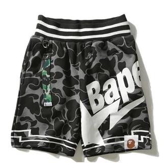ฤดูร้อน 2026 BAPEe Ape Head กางเกงขาสั้นแบบใหม่ ออกแบบมาให้สวมใส่ได้ทุกวันและเหมาะสมกับการเดินทางไปชายหาด แห้งไว เหมาะสมทั้งผู้ชายและผู้หญิง