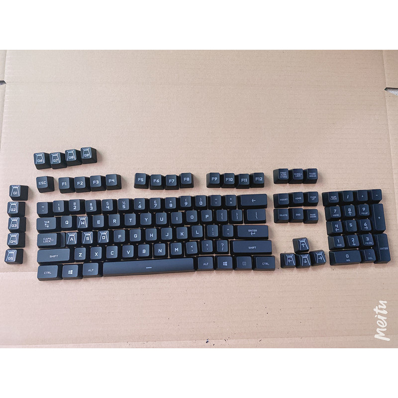 work egg keycaps keycap ปุ่มกดใหม่เอี่ยม Logitech G910 ปุ่มกดโปร่งใสโรงงานเดิมเหมาะสําหรับ B3K Romer