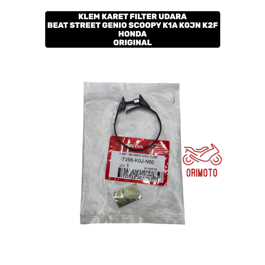 ORIMOTO-AIR FILTER RUBBER GLUE BEAT STREET GENIO SCOOPY K1A K0JN K2F AHM 17256-K0J-N00