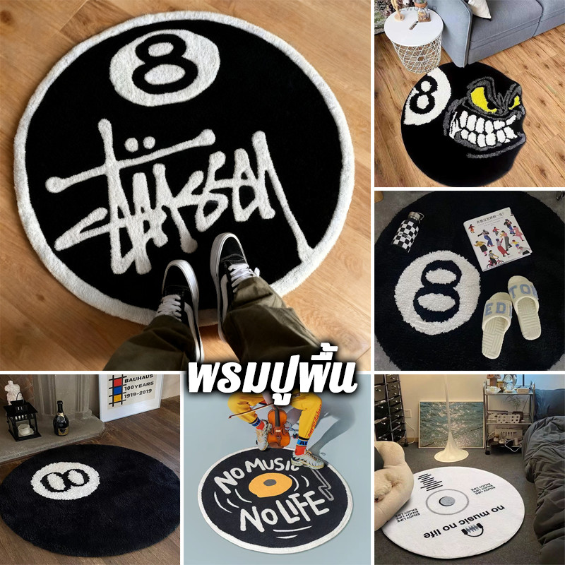 COD พรมปูพื้น พรมวงกลม ลายการ์ตูน นุ่ม หนา กันลื่น ดูแลง่าย สำหรับห้องนั่งเล่น ห้องนอน ข้างเตียง