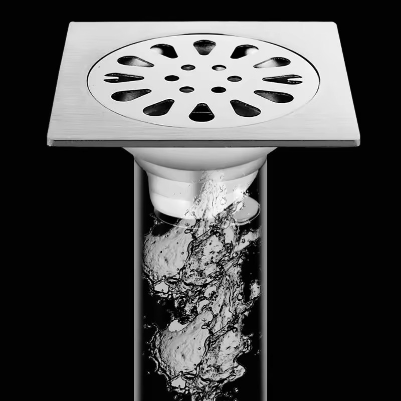 ฝาปิดท่อ สเตนเลส 304 ติดตั้งง่าย ฝาปิดท่อน้ำทิ้ง ฝาปิดรูระบายน้ำ #Z343-M - รูปที่ 2