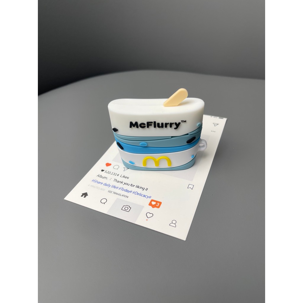 เคส airpods 2 เคส airpods pro 2 ข้าวสาลี Whirlwind เหมาะสําหรับ airpodspro3 เคสป้องกัน airpods4 หูฟั