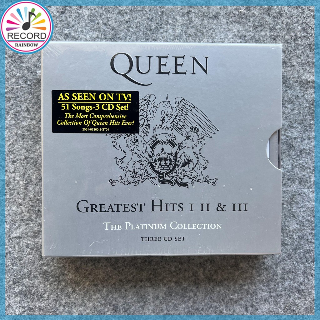 Queen Greatest Hits I, II & III Original 3CD Album [Sealed] Brand New
