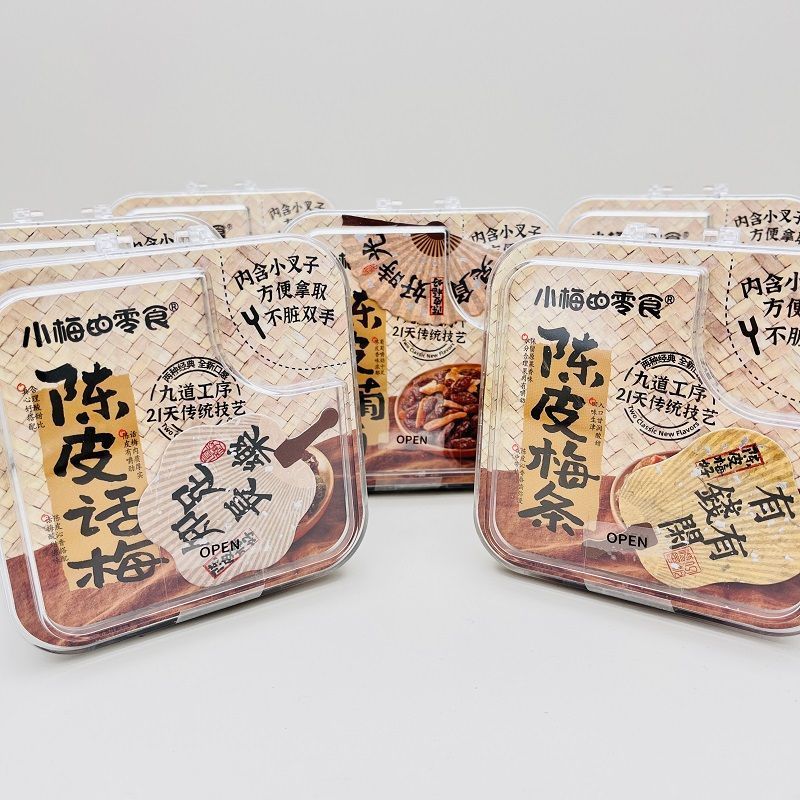 ใหม่สําหรับปี 2026 Xiaomeis Snacks Tangerine Peel Plum Tangerine Peel Plum Strips Tangerine Peel Plu