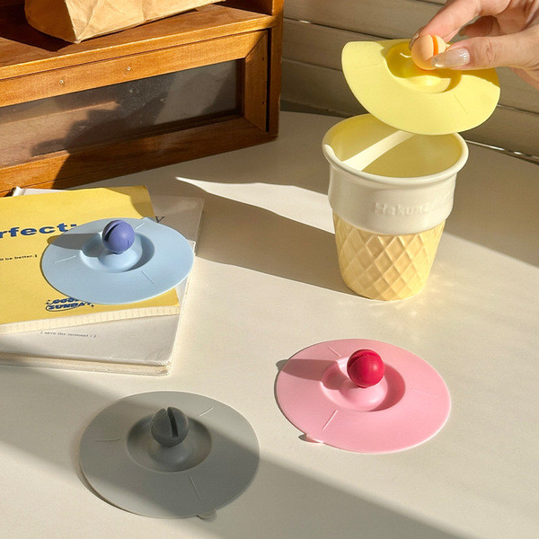 ฝาแก้วเยติ ฝาแก้ว tyeso ฝาถ้วยกฎอาหารเกรดฝาถ้วยขายแยกถ้วยเซรามิกแก้วสากลฝาอุปกรณ์เสริมกระติกน้ําร้อน