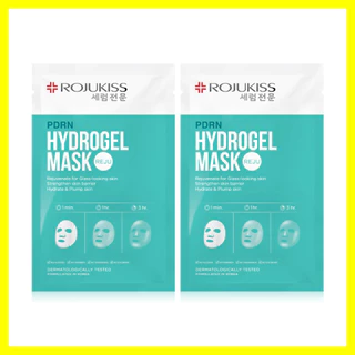 Rojukiss PDRN Hydrogel Mask [33g x 2pcs] โรจูคิส แผ่นมาสก์หน้านวัตกรรม Hydrogel Mask.