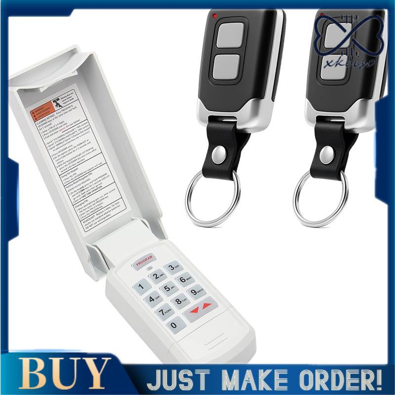 Genie โรงรถเปิดประตูรีโมทรุ่น G3T-R -R O3T-BX -BX 2 พวงกุญแจประเภทรีโมท 1 ปุ่มกด