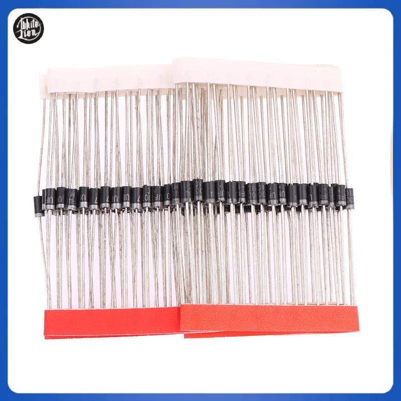 WL| 50 ชิ้น Schottky Rectifier ไดโอด UF4004 UF4007 1A 400V 1000V Ultra Fast Recovery ไดโอด Rectifier