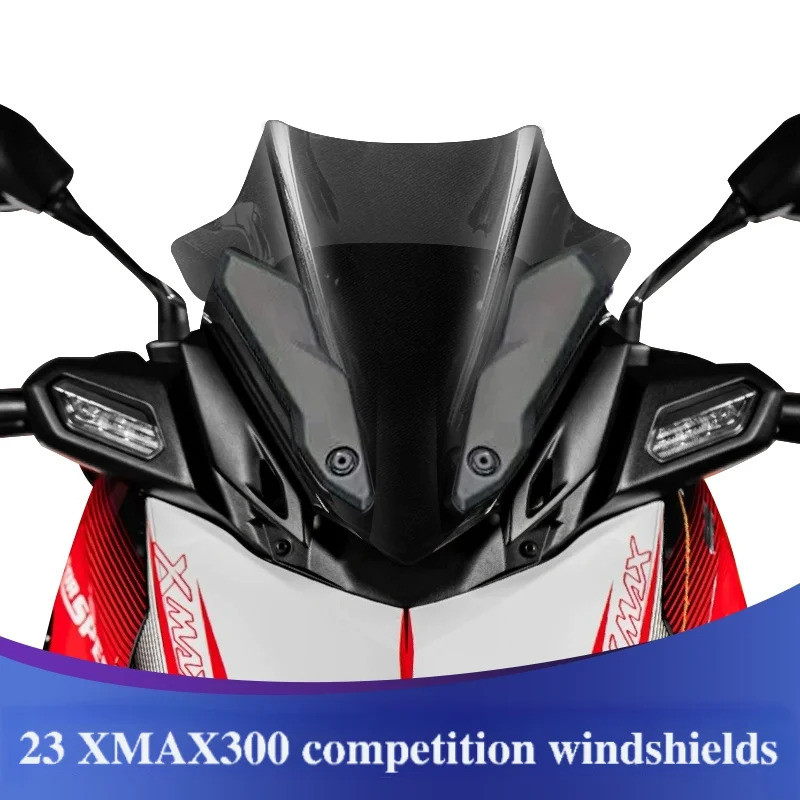 สําหรับ 2023-2024 Yamaha XMAX300 xmax300 Xmax-300 ดัดแปลงกระจกหน้ารถกีฬาแว่นตาการแข่งขัน xmax deflec